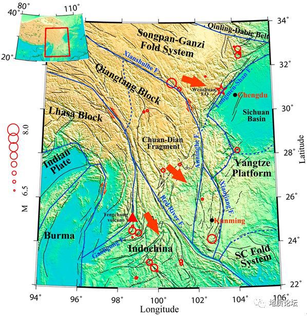 中国现今大地构造格局从整体到局部细节清楚来龙去脉一篇全概况(图7)
