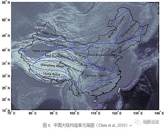 中国现今大地构造格局从整体到局部细节清楚来龙去脉一篇全概况(图6)