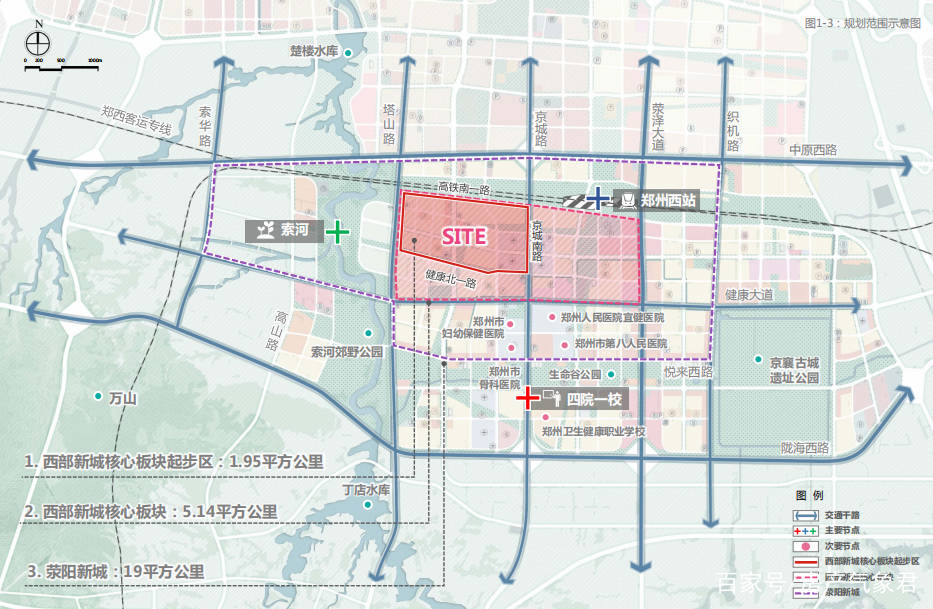 郑州西部新城核心板块城市设计公示再起一座水岸智洲(图4)