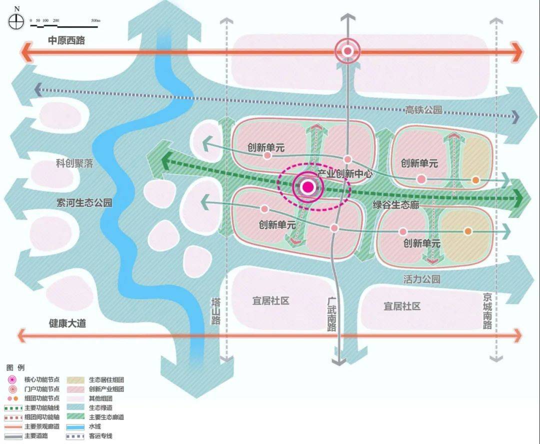 郑州西部新城核心板块城市设计公示再起一座水岸智洲(图7)
