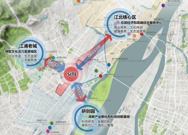 热点板块解析丨浦口“城南中心”概念提出 江北新老城交汇展现新活力(图1)