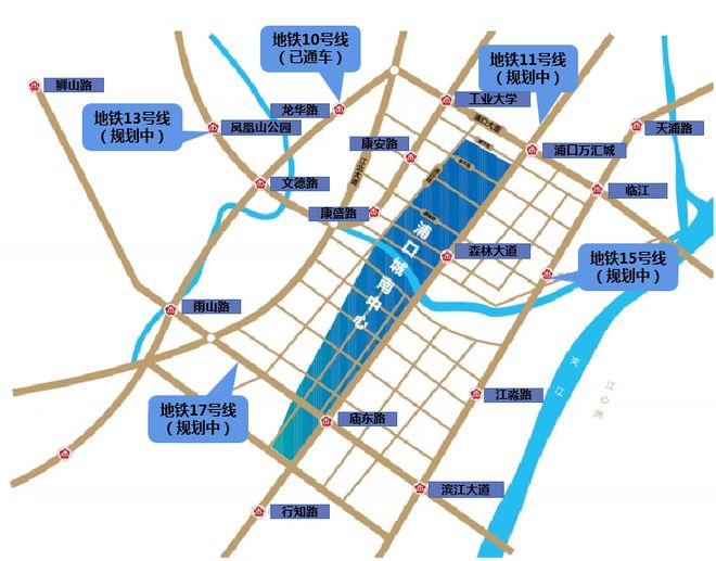 热点板块解析丨浦口“城南中心”概念提出 江北新老城交汇展现新活力(图5)