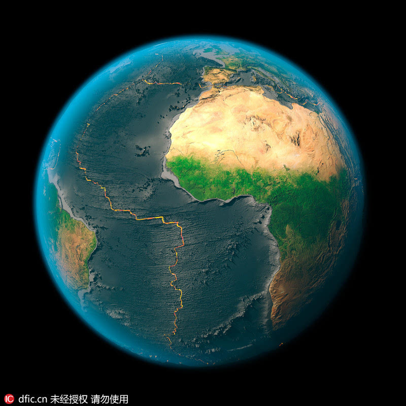 震撼：卫星图片展示地球十五大板块构造(图3)