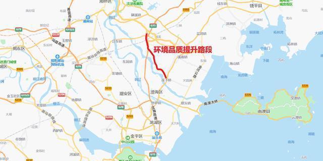 广东汕头市三项市政工程项目范围涉及三区以中心城区为主(图2)