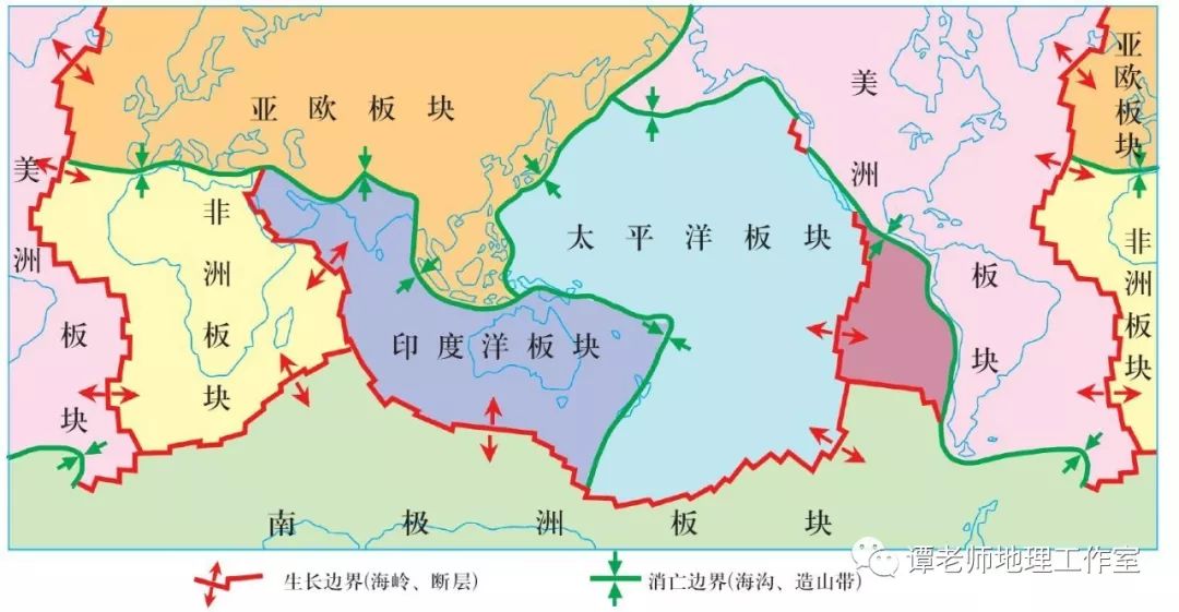 【难点解析】地球六大板块知识点拓展整理(图7)