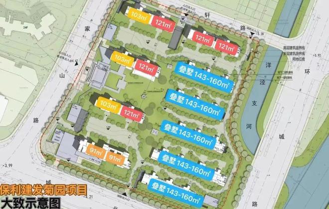 保利建发璟玥府官方网站-嘉定璟玥府2024最新房价＋户型图＋配套(图7)